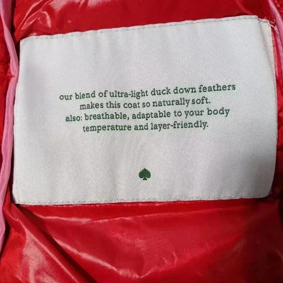 Kate Spade  ♠️ Down puffer jacket. Ladies size Small - Picture 7 of 11